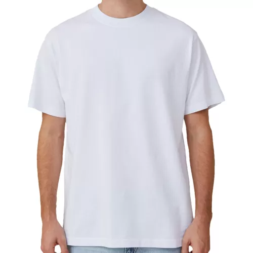 Adult 100% Cotton T-Shirt Unisex Men's Basic Plain Blank Crew Tee Tops Shirts