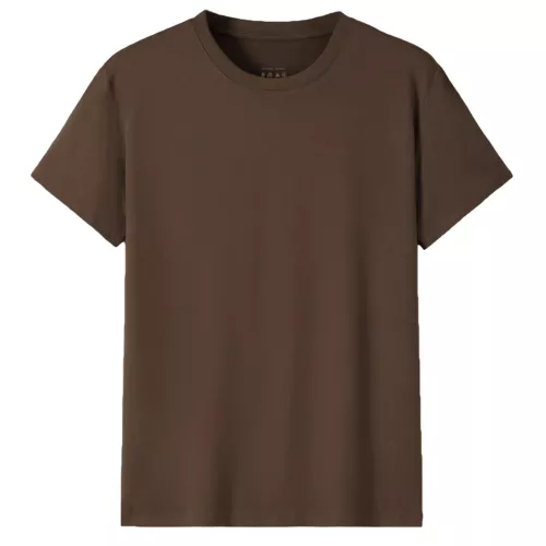 Adult 100% Cotton T-Shirt Unisex Men's Basic Plain Blank Crew Tee Tops Shirts